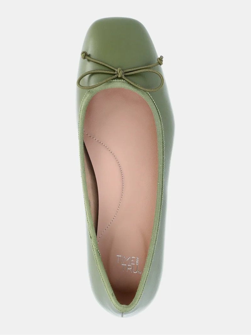 Time and Tru Women's Heel Ballet - Walmart.com | Walmart (US)
