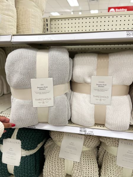 30% off threshold sweater knit blankets 

Target home, target deals, target sale 

#LTKxTarget #LTKhome #LTKsalealert