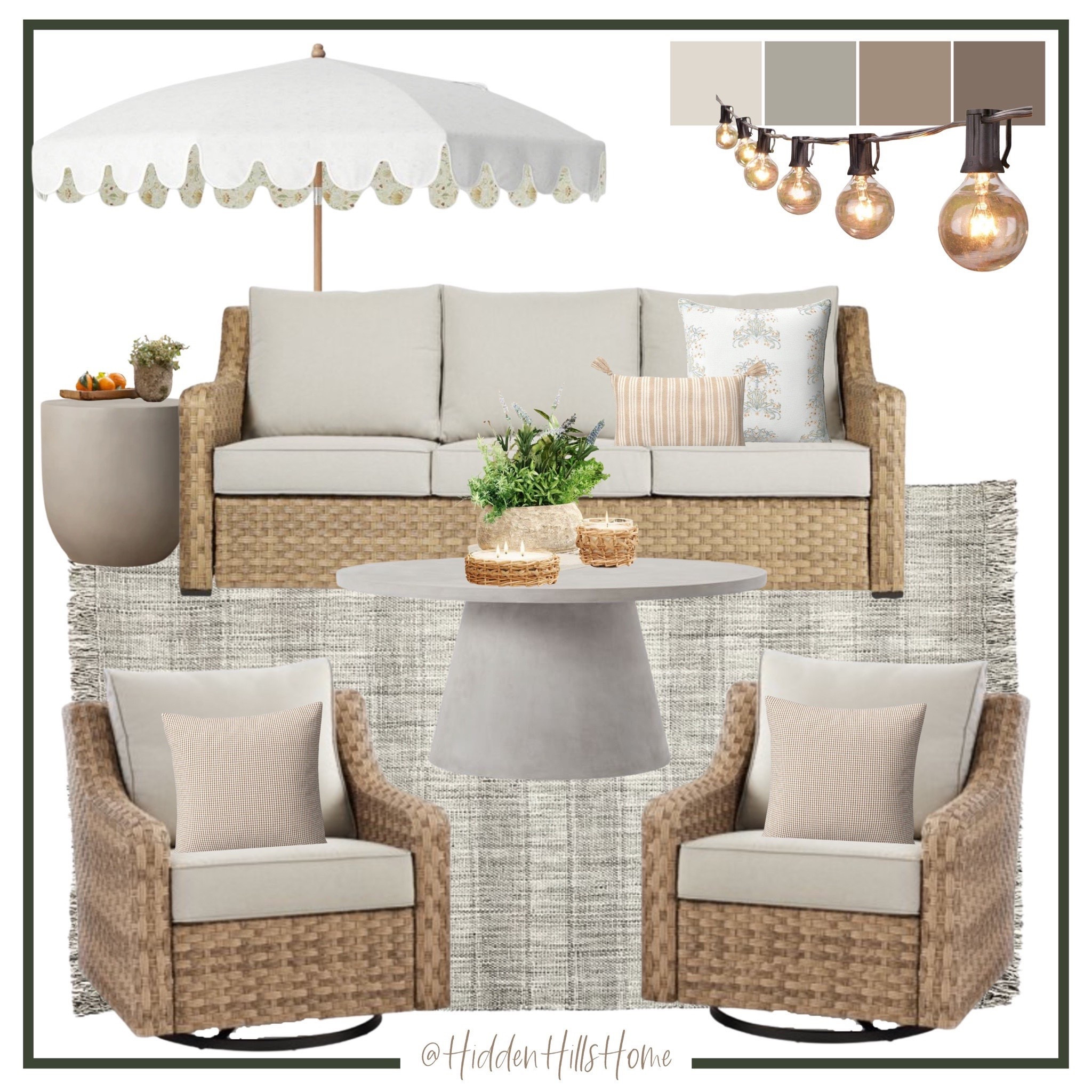Outdoor patio decor, home decor, outdoor furniture, outdoor sofa, outdoor rug, patio furniture #outdoor #patio

#LTKHome #LTKSaleAlert #LTKSeasonal