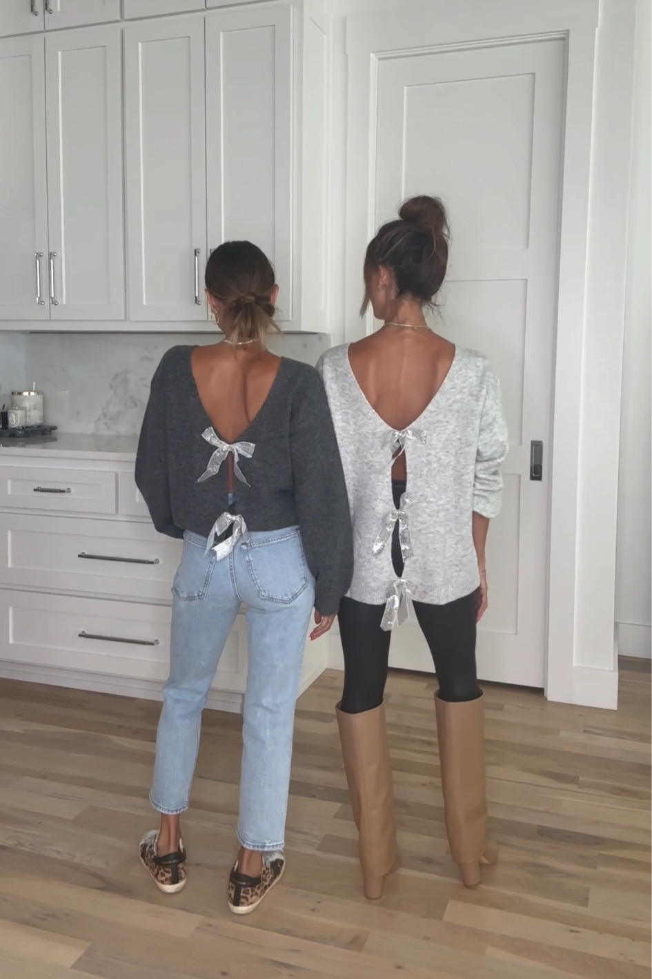 Amazon bow sweater size s ankle Jean size 24 x short 

#LTKSeasonal #LTKFindsUnder100 #LTKFindsUnder50