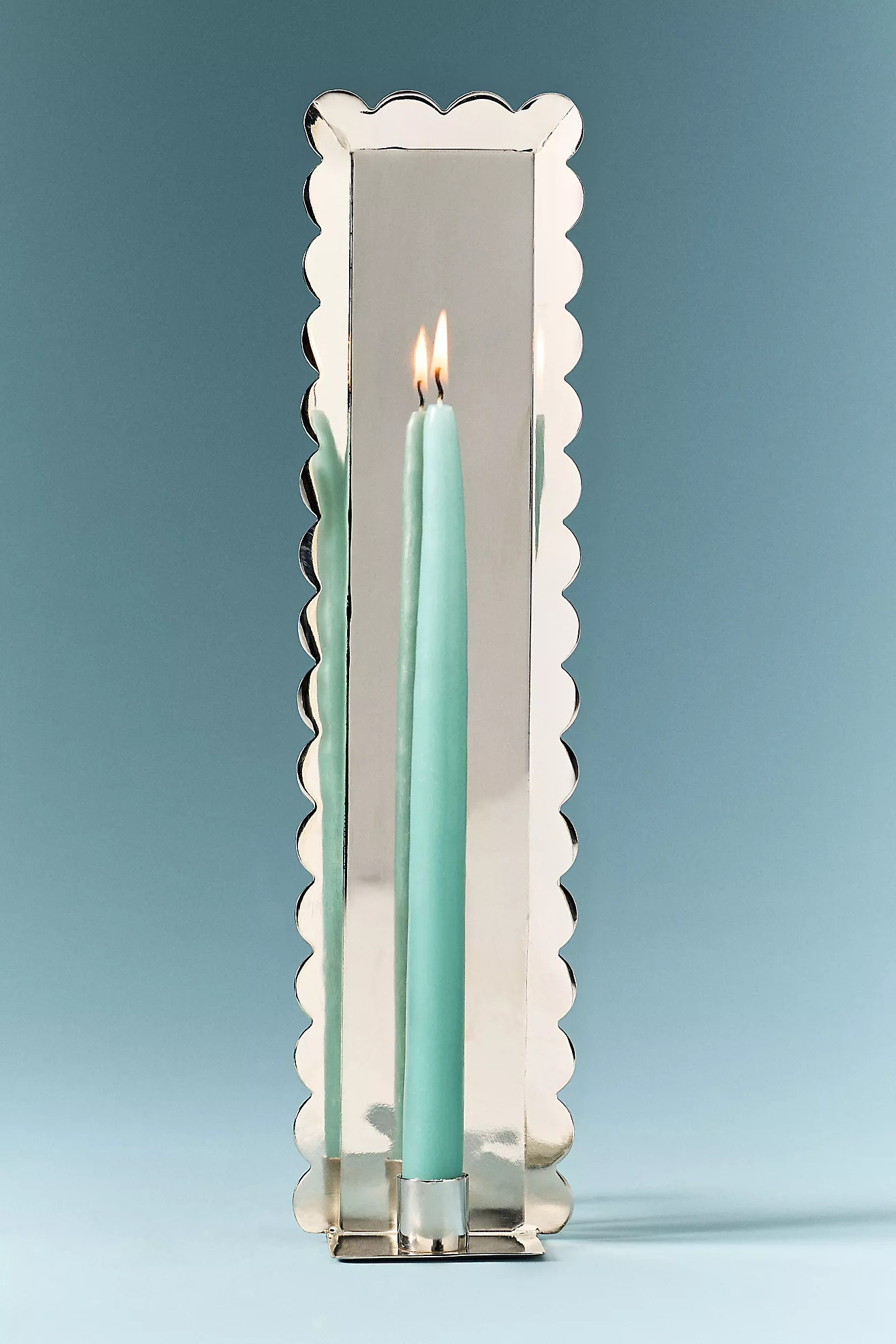 Scalloped Metal Candle Holder Wall Sconce | Anthropologie (US)