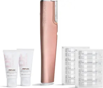 LUXE+ Anti-Aging Sonic Dermaplaning + Peach Fuzz Removal Set $228 Value | Nordstrom