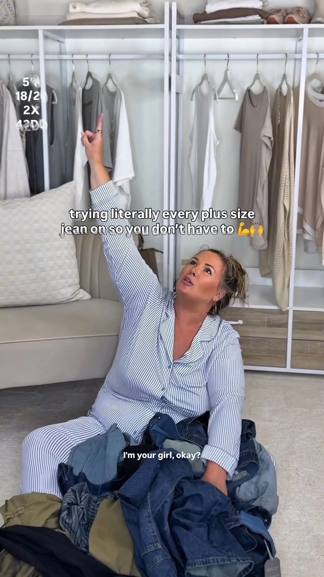 NSale denim haul! 1. Wearing size 18, 2. Wearing 18 but would size up to 20, 3. Wearing size 18 need to size up to a 20, 4. Size 20 fits well, 5. Size up they run small, 6. Wearing size 18 fits true to size, 7. Size up my regular size does not fit, 8. True to size, 9. Size 18 and 20 do not fit. Plus size, outfit inspo, denim, sale, apron belly

#LTKSeasonal #LTKPlusSize #LTKMidsize
