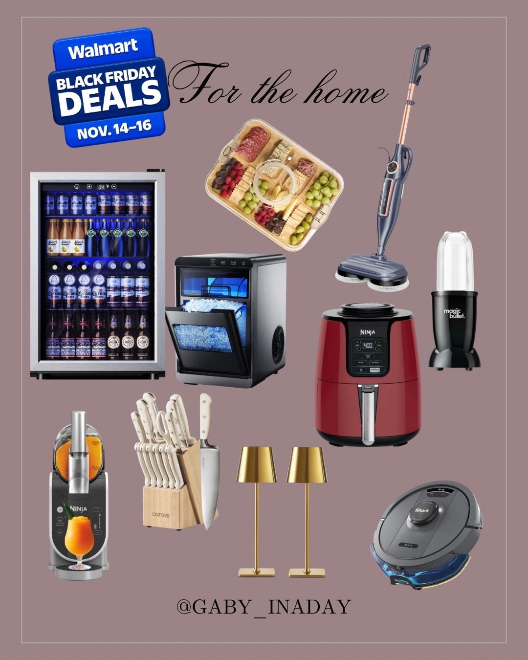 Walmart Black Friday Deals has many home deals! Things I’ve been keeping my eye on.
Beverage fridge, counter ice maker, slushy machine, air fryer, lamps, floor steamer, vacuum, lamps. 

#LTKHome #LTKSaleAlert #LTKGiftGuide