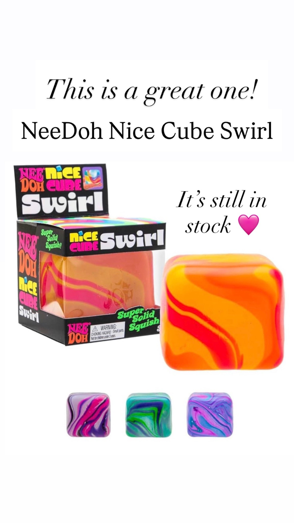 NeeDoh Nice Cube Swirl

#LTKKids