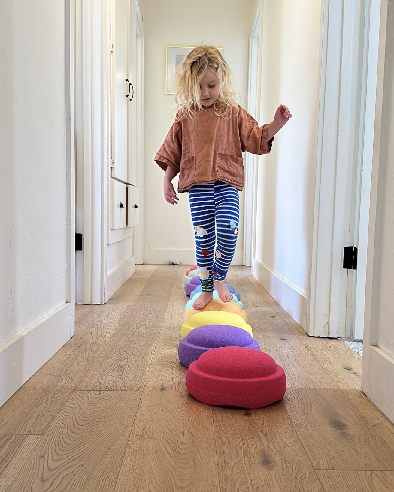 One of our most-used kids gifts — like, daily.
These stepping stones have lived in our house for years and somehow still get used every single day. My kids are ages 5 & 10 and they both play with them differently — balance games, obstacle courses, forts, stools, piano seats, indoor movement breaks, you name it.
We use these stepping stones for kids constantly. They’re lightweight, easy to stack, and perfect for open-ended play, gross motor skills, balance toys, and Montessori-style movement at home.

If you’re looking for a kids gift that lasts, grows with them, and doesn’t end up forgotten in a toy bin… this is it.
Perfect for toddler gifts, preschool toys, big kid gifts, birthday gifts, holiday gifts for kids, and honestly one of my favorite screen-free toys we own


#LTKmomlife #LTKGiftGuide #LTKHoliday
