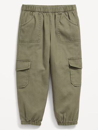 Pull-On Twill Cargo Pants for Toddler Girls | Old Navy (US)