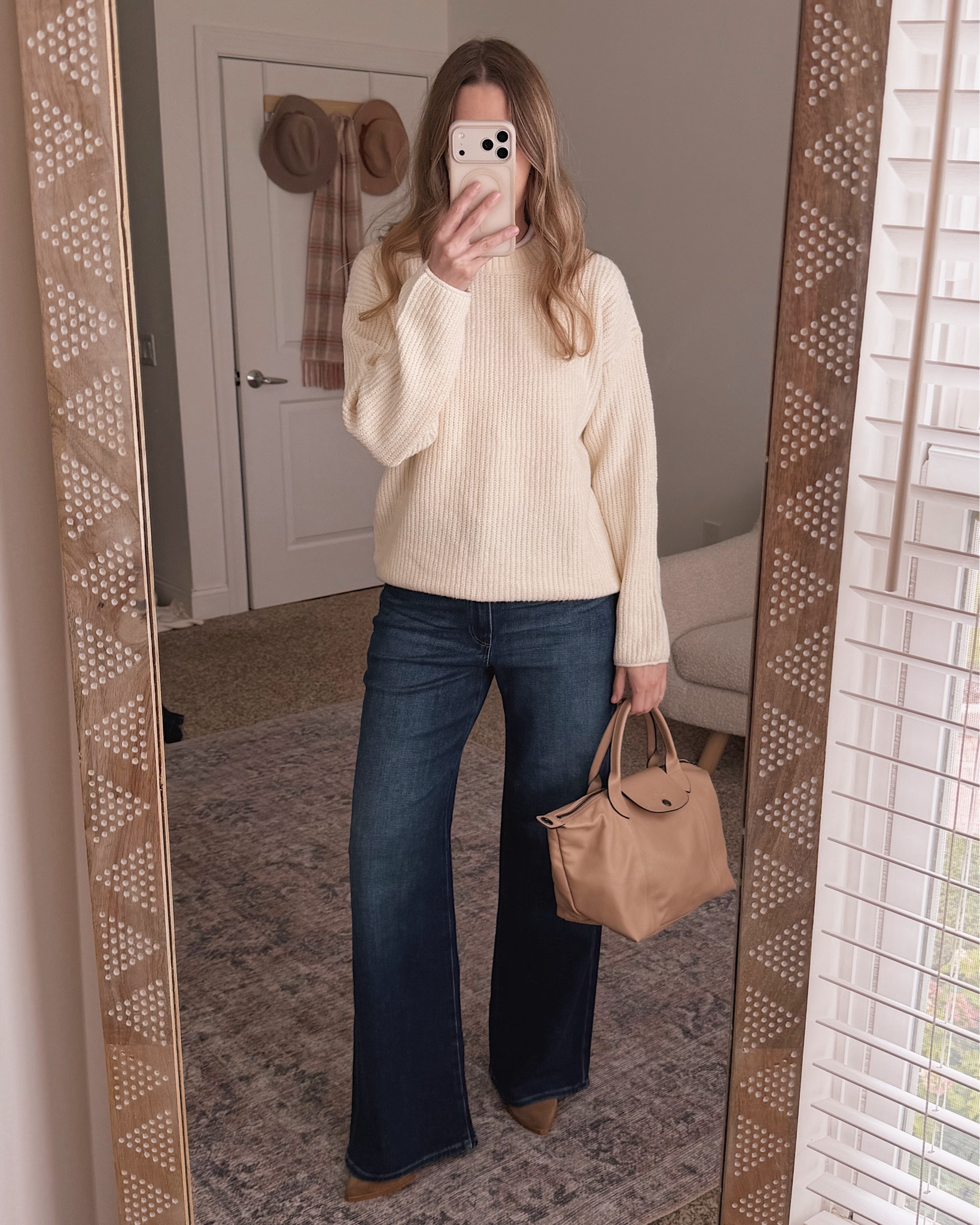 This sweater is oversized!  Wearing XS 

 #LTKSeasonal #LTKOver40 #LTKSaleAlert