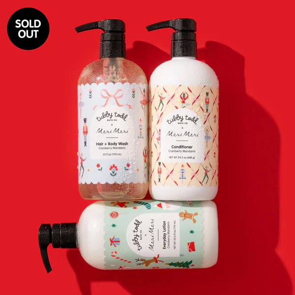 TT x Meri Meri Cranberry Mandarin | Tubby Todd Bath Co.