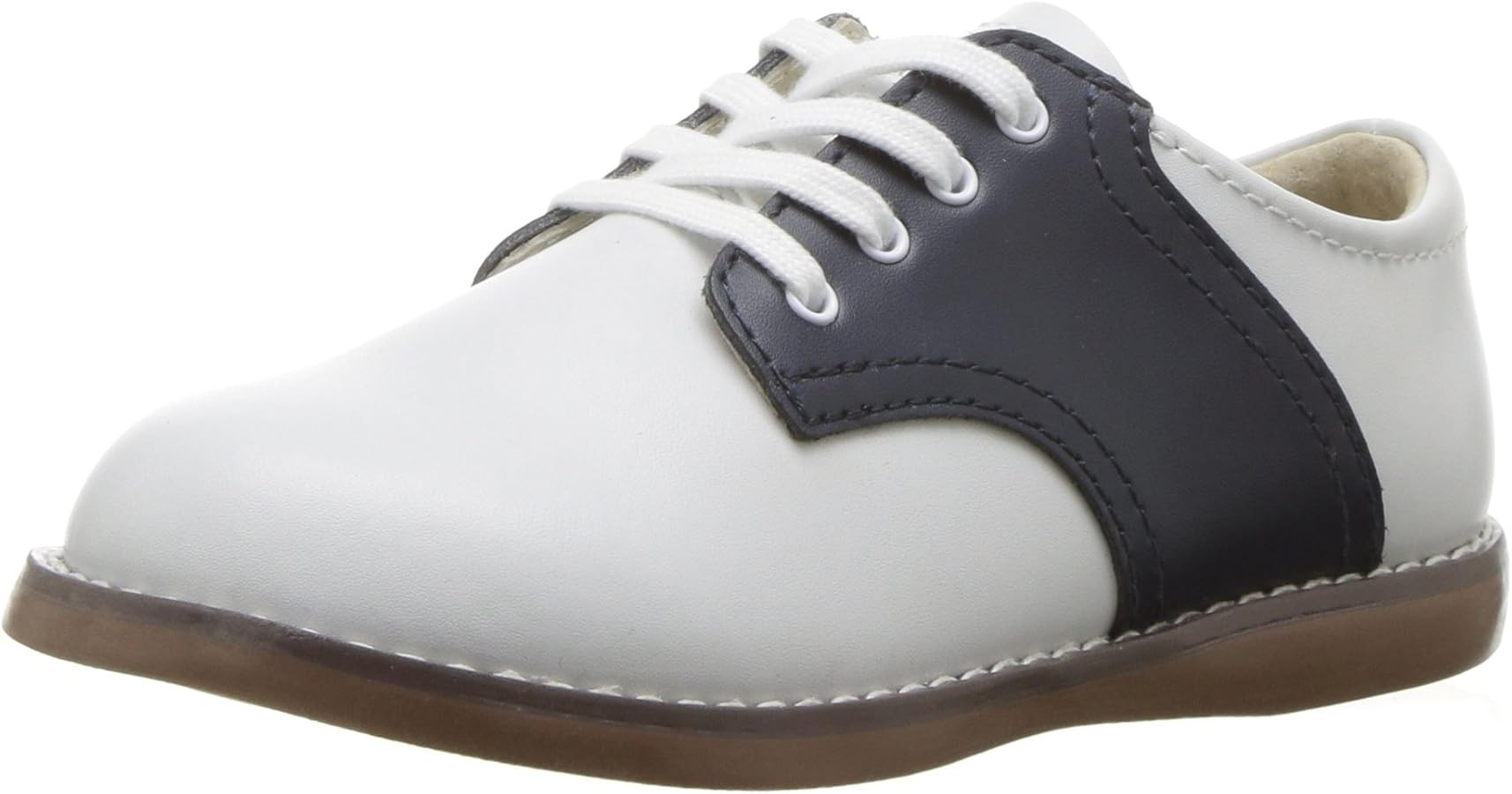 FOOTMATES Cheer Lace-Up Saddle Oxford Girls and Boys Dress Shoes with Wide Toe Box and Custom-Fit... | Amazon (US)