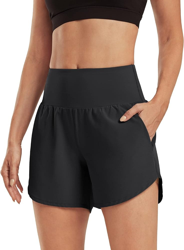 G4Free Athletic Shorts for Women Lightweight Running Shorts with Pockets 5" Quick Dry Workout Sho... | Amazon (US)