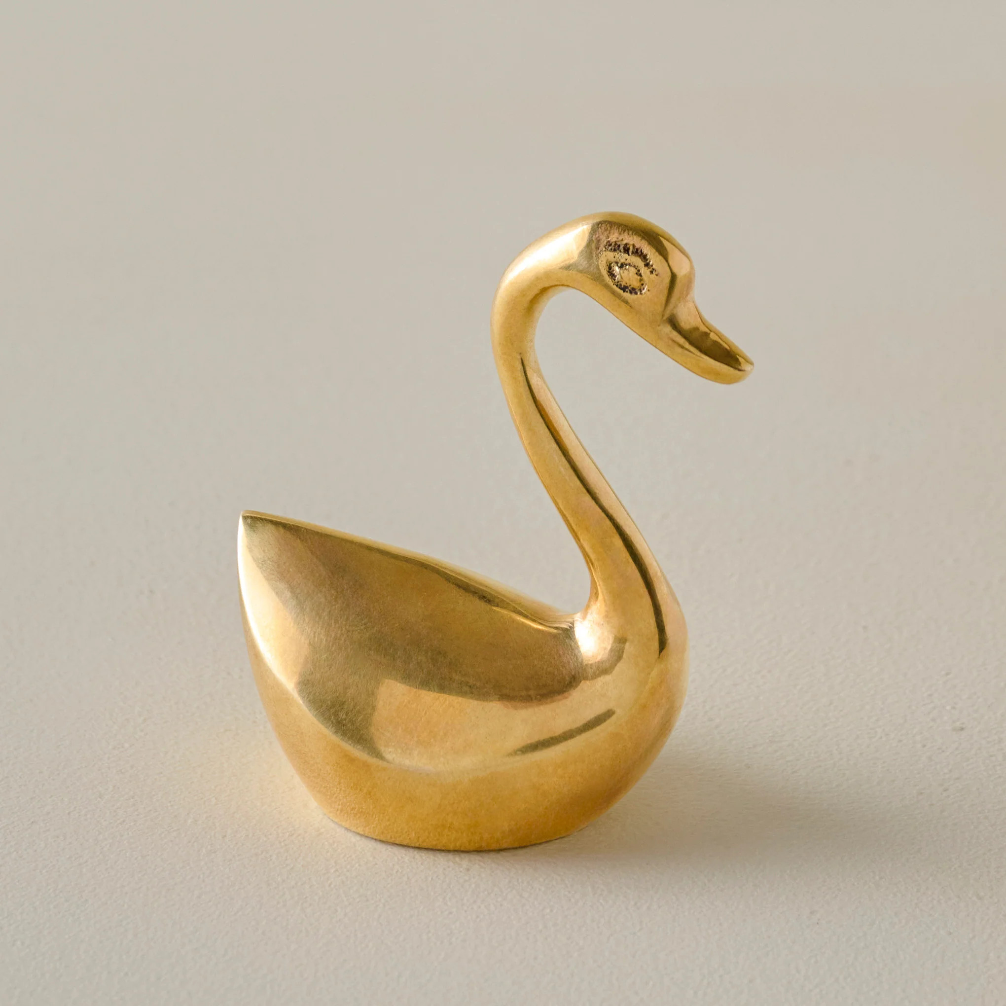 Vintage-Inspired Brass Sit About Swan | Magnolia