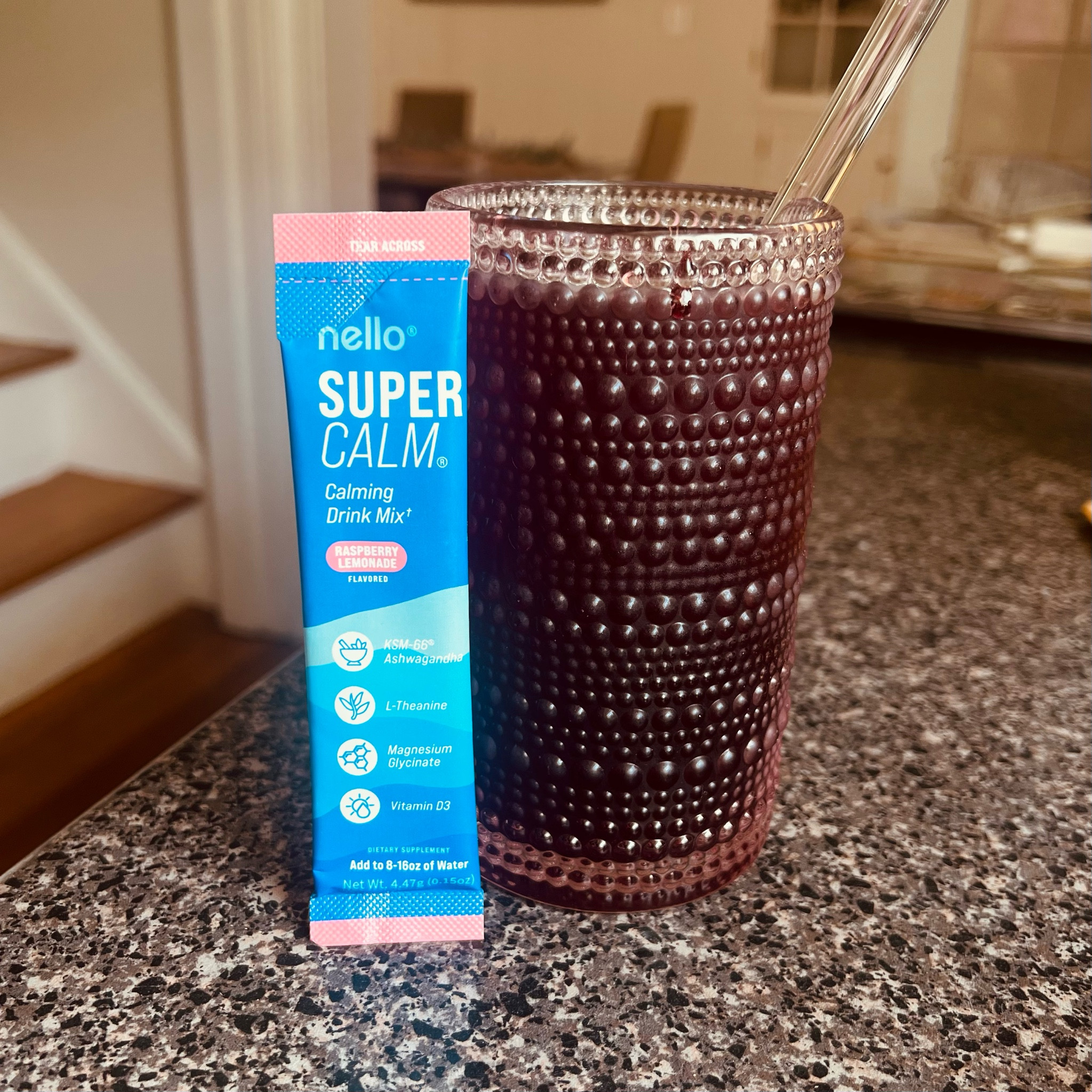 NELLO Super Calm! I mix mine with a sparkling water & cherry juice before bed <3