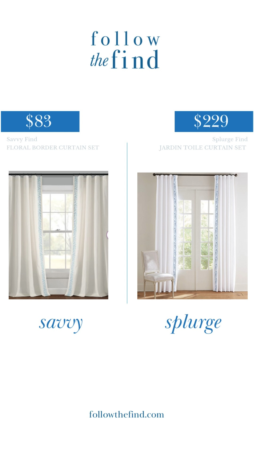 Cream curtains with blue embroidery Ballard look for less followthefind living room home decor drapes 

#LTKfamily #LTKhome #LTKunder100