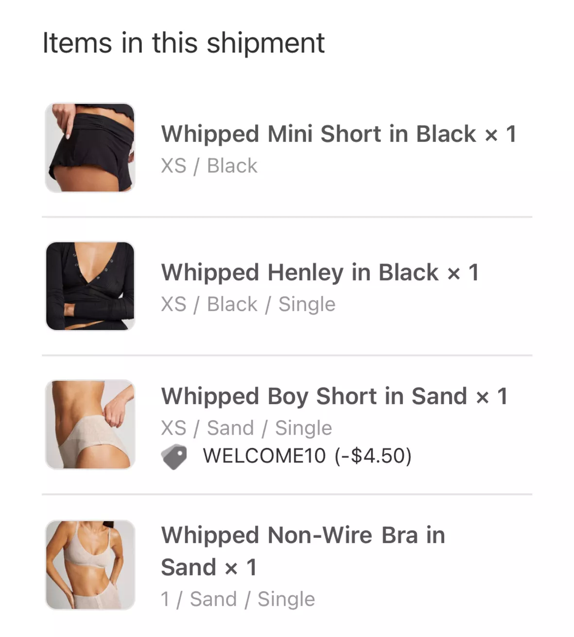 Negative  Whipped Mini Short in Black – Negative Underwear