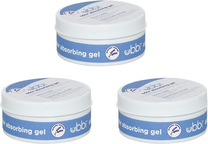Ubbi Lavender Scented Absorbing Gel Value Pack - 3 Count Diaper Pail Odor Control for Baby Nurser... | Amazon (US)