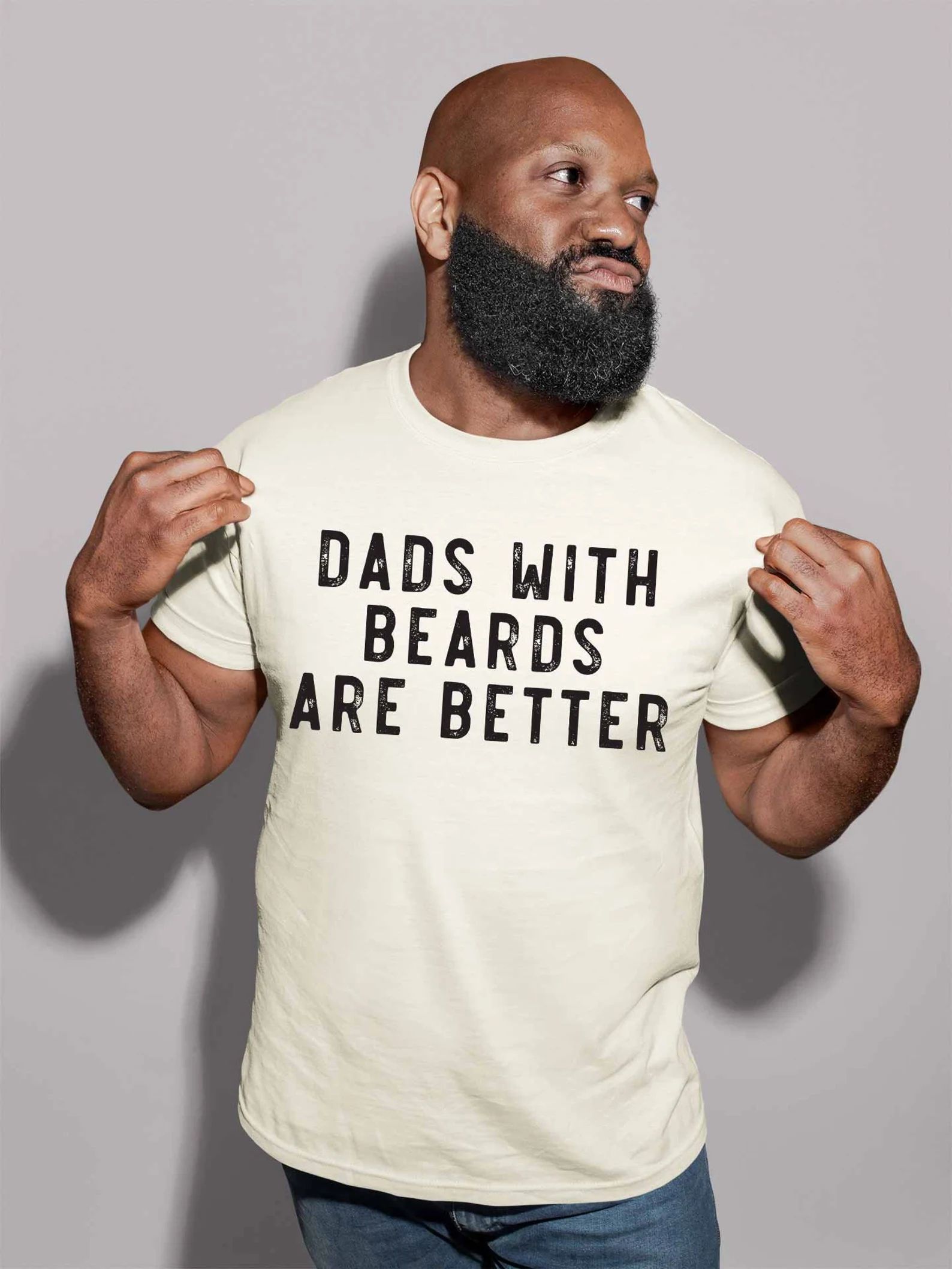 Dads With Beards Are Better Shirt Cool Dad Shirt Funny | Etsy | Etsy (US)