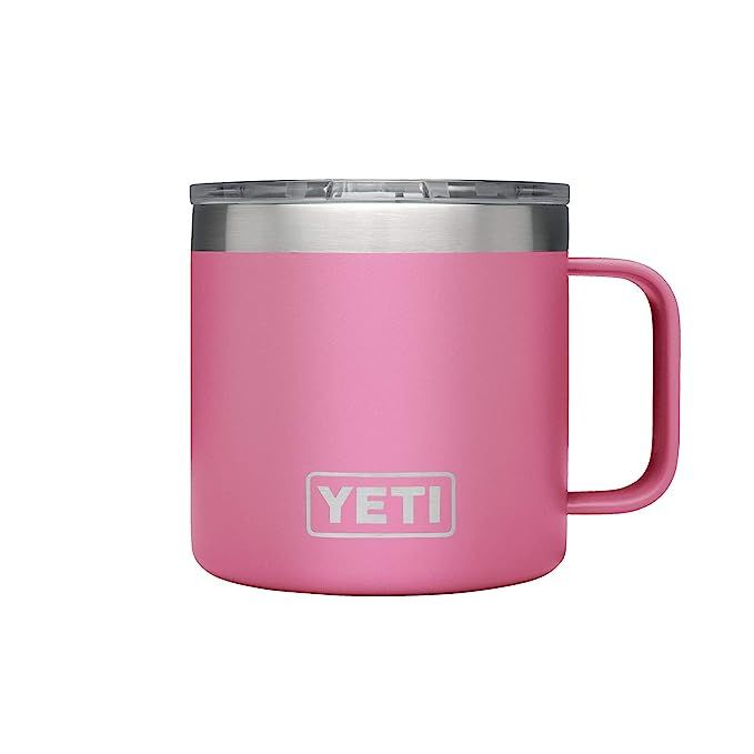 YETI Rambler 14 oz Stainless Steel Vacuum Insulated Mug with Lid | Amazon (US)