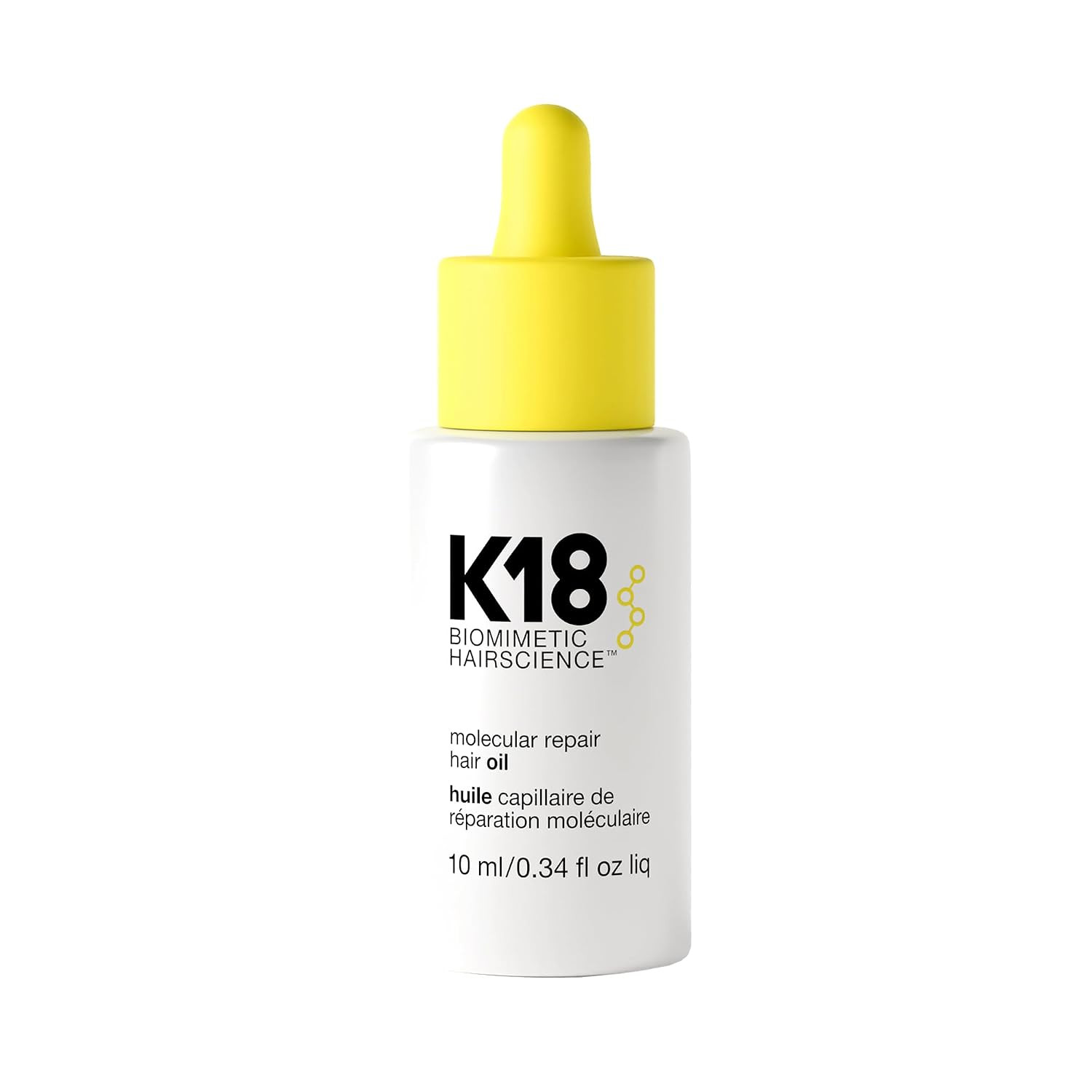 K18 Molecular Repair Hair Oil, Weightless Oil for Stronger, Healthier Hair, Suitable For All Hair Types | Amazon (US)