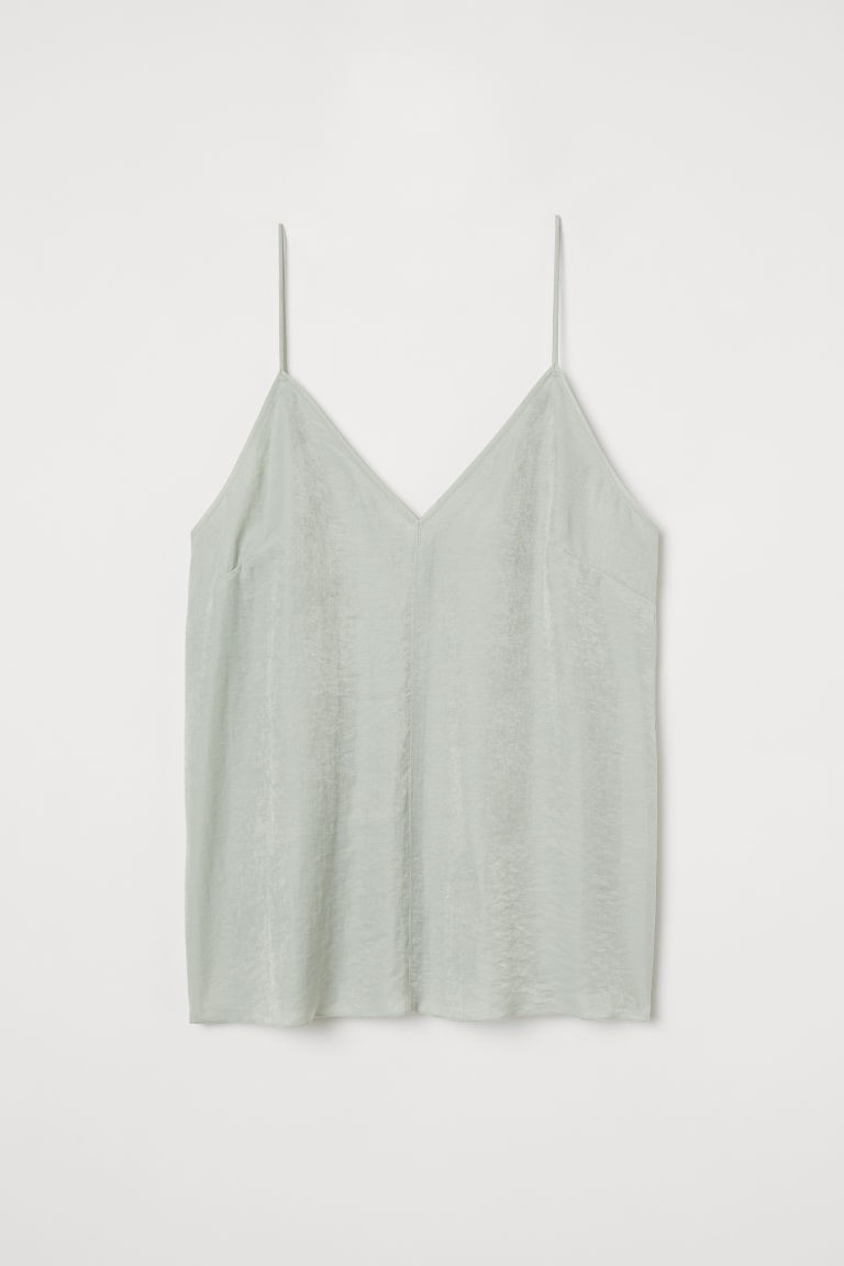 H & M - Modal-blend Camisole Top - Green | H&M (US + CA)
