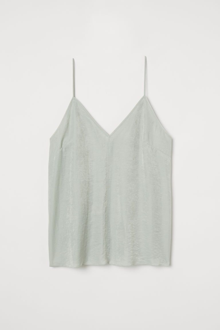 H & M - Modal-blend Camisole Top - Green | H&M (US)