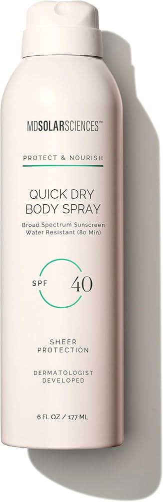 MDSolarSciences Quick Dry Body Spray SPF 40 | Water-Resistant, Broad Spectrum Sunscreen Spray | I... | Amazon (US)