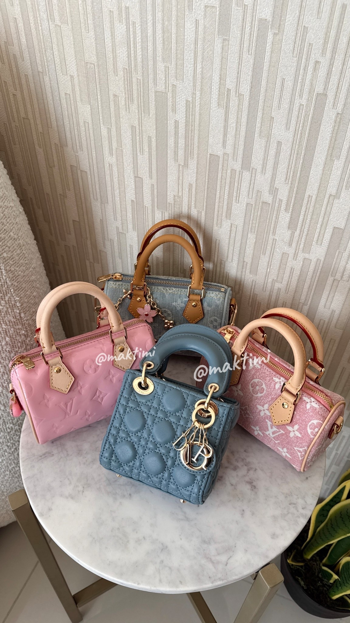 Unfortunately we cant tag new products from dhg anymore.
So you can find the dior and the pink denim lv bag links on my website ➡️ www.maktimifinds.com 

#LTKbag #LTKsale #LTKgiftguide
