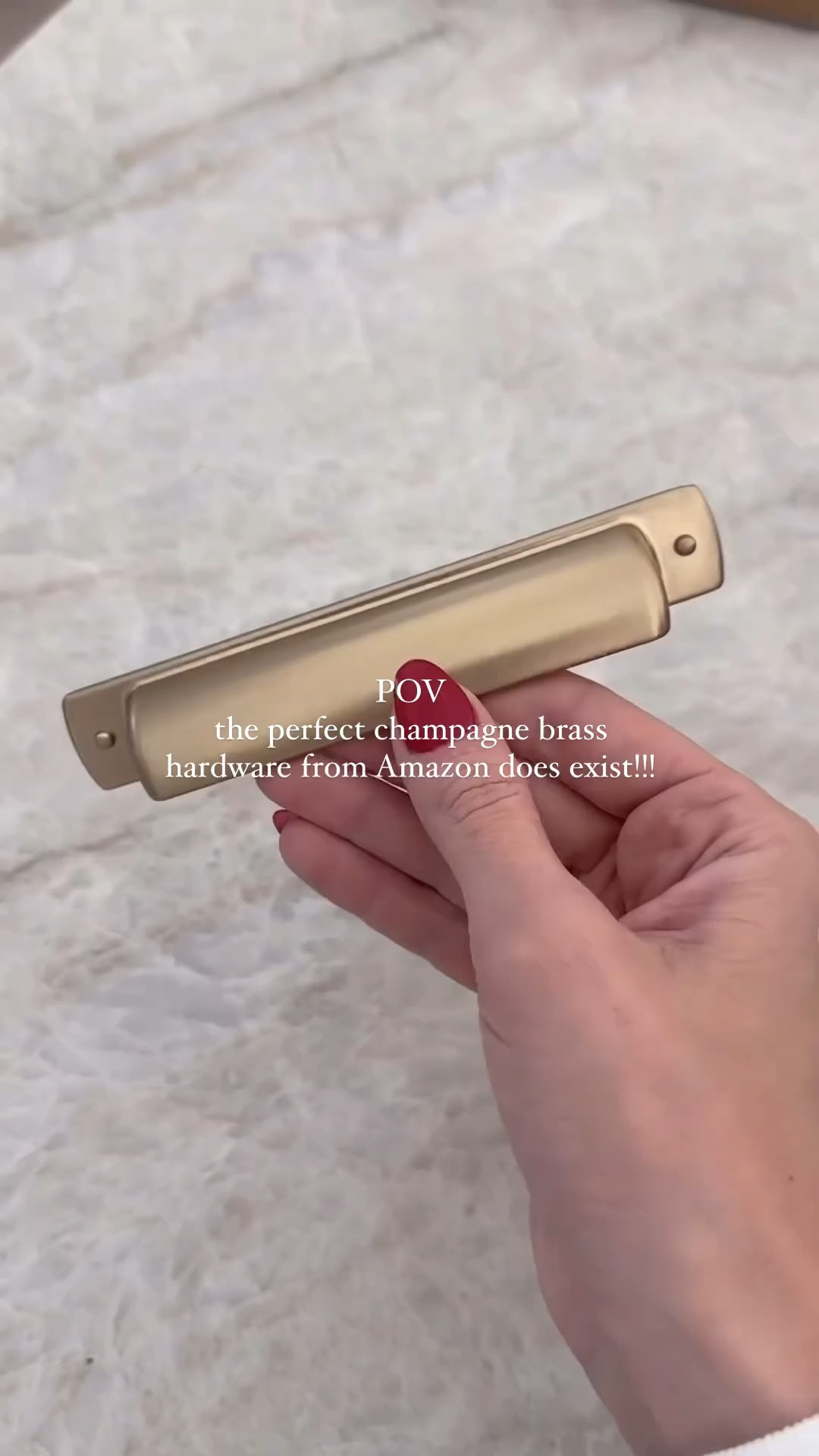 Brass is hard to match! We have champagne brass faucets and the AFFORDABLE brass hardware options on the market can be even harder!

I scoured Amazon and ordered every color under the sun! These are a true champagne brass without the yellow undertones I often see when ordering online. They are an almost identical match to my favorite designer option which are a lot pricier 💰

Follow @bloomandbabe for more awesome home finds and home décor inspiration!

#LTKhome #LTKVideo #LTKfindsunder50