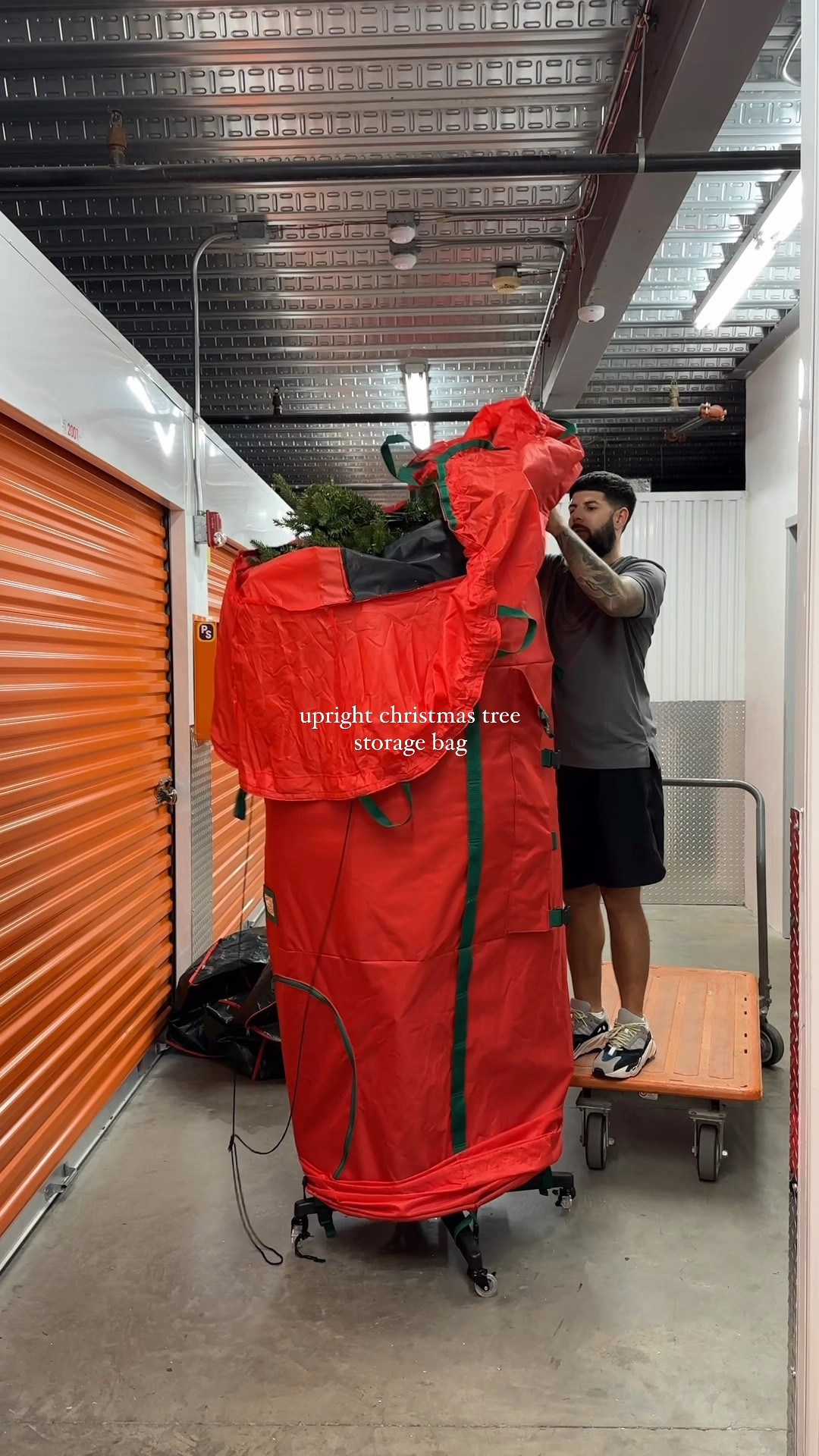 this upright christmas tree storage bag on wheels makes packing up my christmas tree so EASY! 10/10 recommend 🎄✨🎅🏻 

#LTKVideo #LTKChristmas #ChristmasStorage

#LTKHoliday #LTKHome #LTKSeasonal