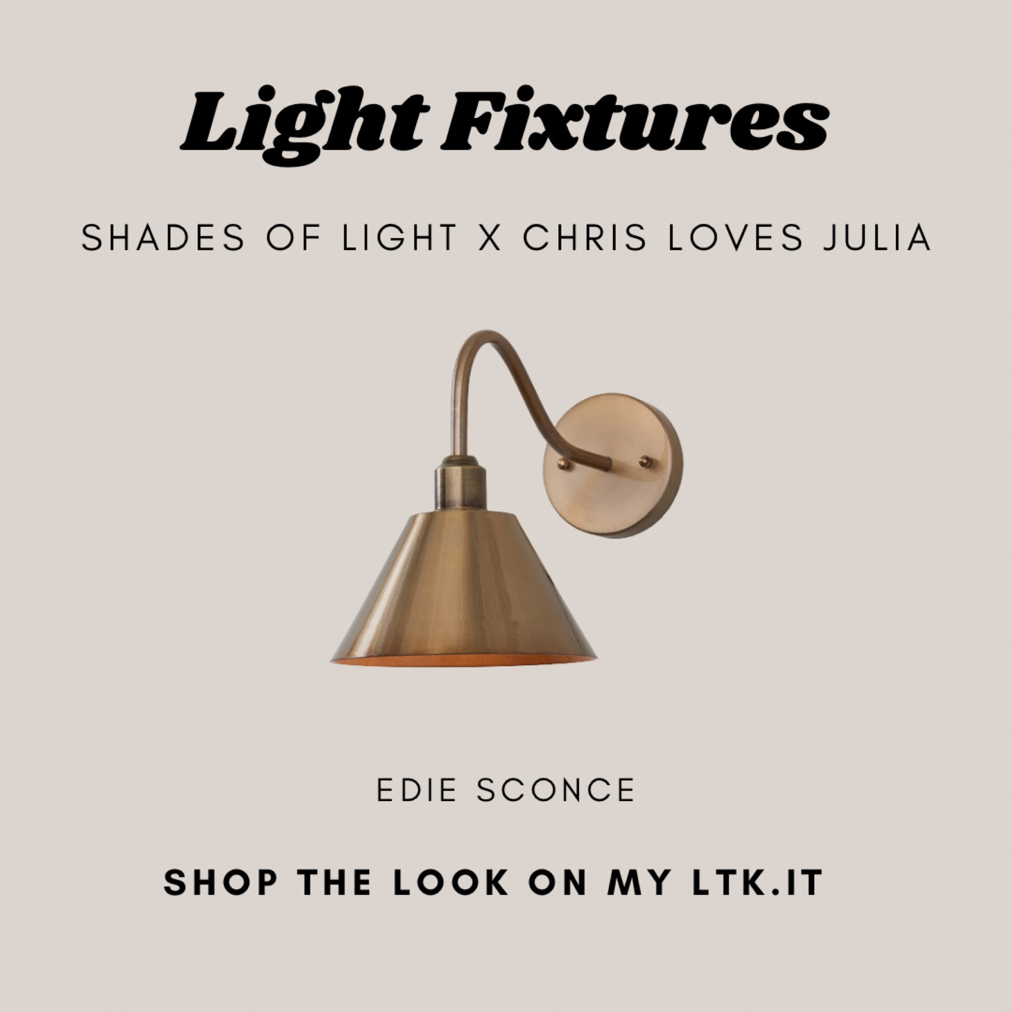 Chris loves julia deals sconces