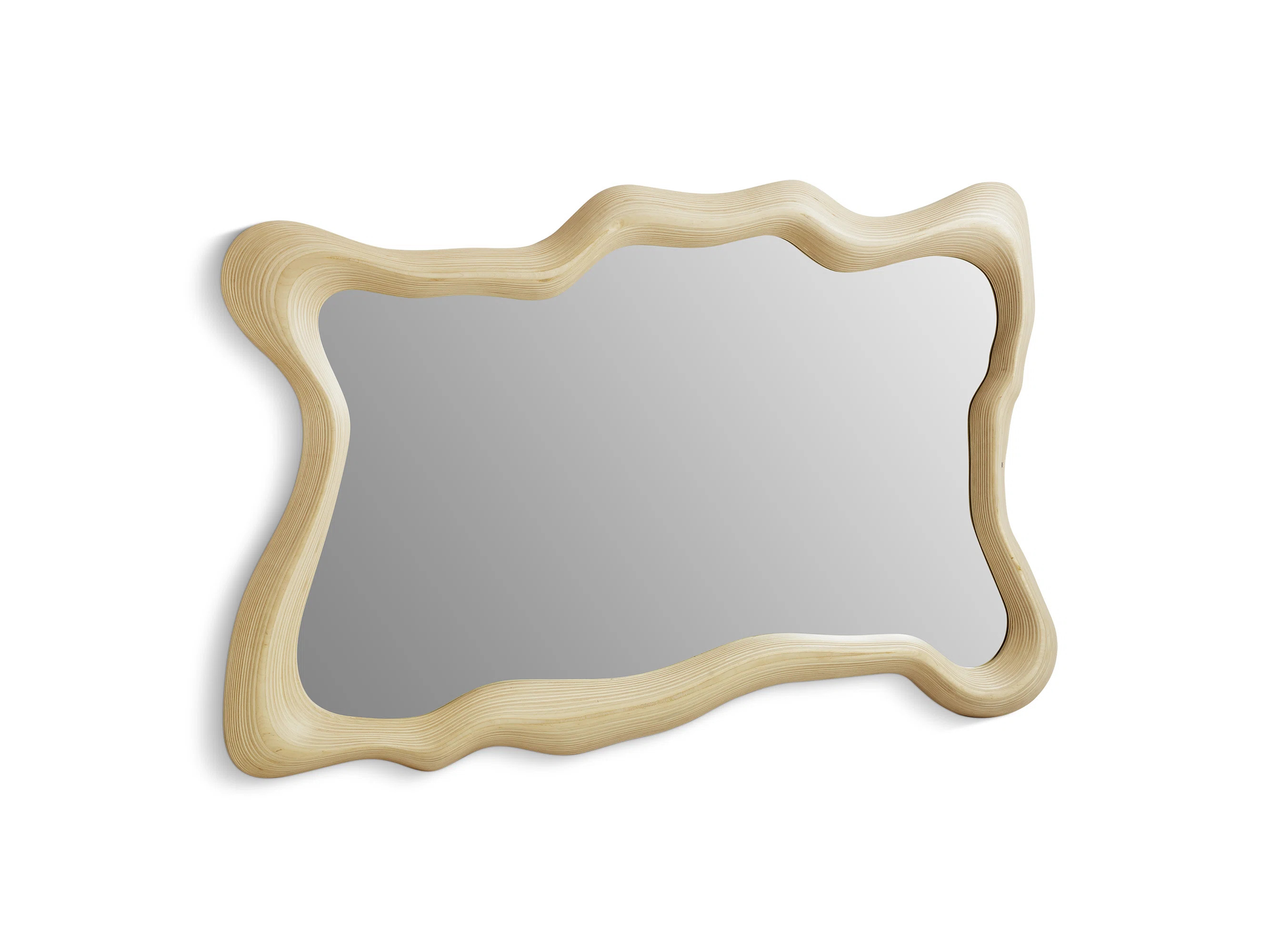 Landshapes By Daniel Arsham 38-In X 60-In Framed Mirror | Perigold