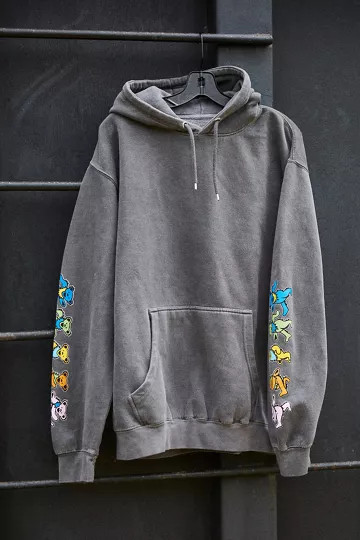 Grateful Dead Dancing Bear Hoodie Sweatshirt | Urban Outfitters (US and RoW)