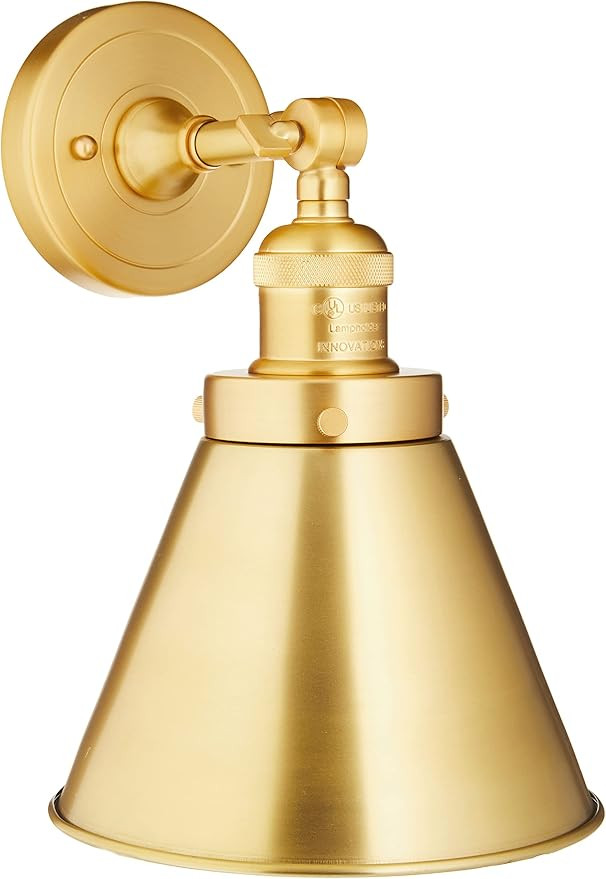 Innovations 203-SG-M13-SG-LED LED Wall Sconce from Franklin Restoration Collection, Gold | Amazon (US)