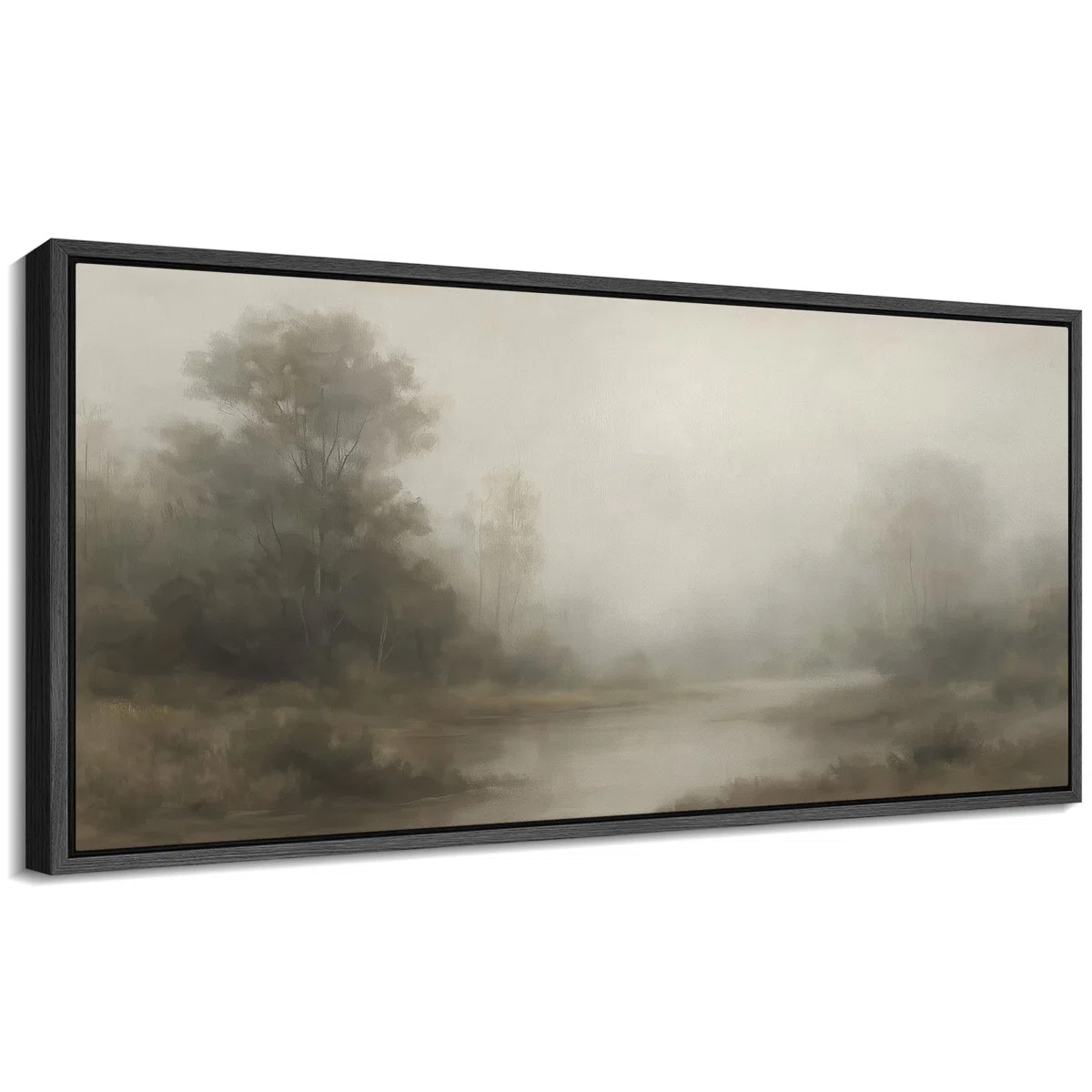 Large Framed Canvas Print Wall Art - Vintage Landscape Print for Modern Farmhouse Decor | Wayfair North America