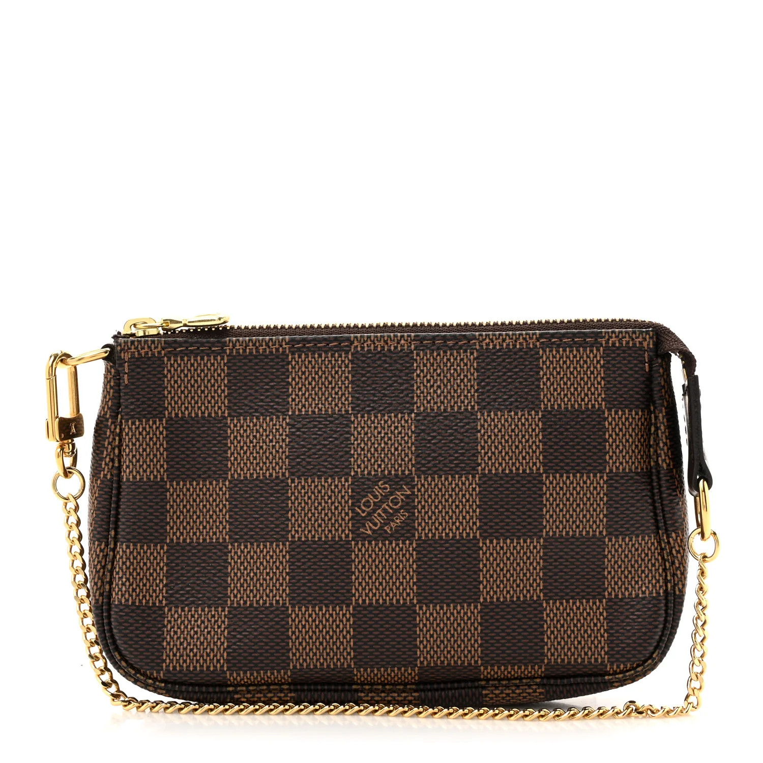 Damier Ebene Mini Pochette Accessories | FASHIONPHILE (US)