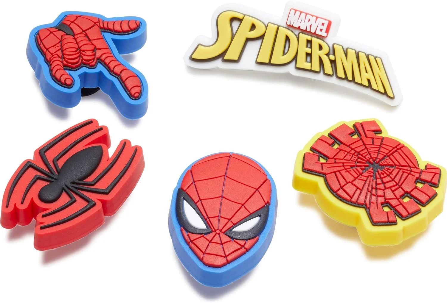Crocs Jibbitz Spider Man Shoe Charms, 5 Pack | Walmart (US)