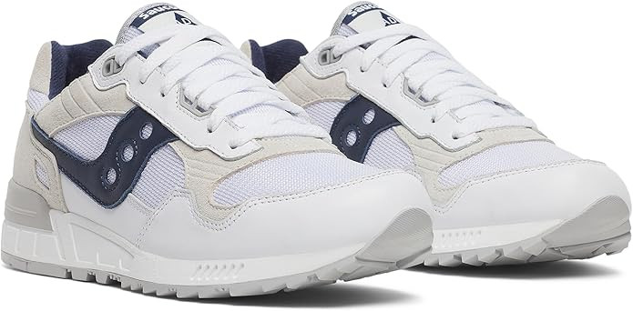 Saucony Unisex Shadow 5000 Sneaker, White/Navy, 10 US Women | Amazon (US)