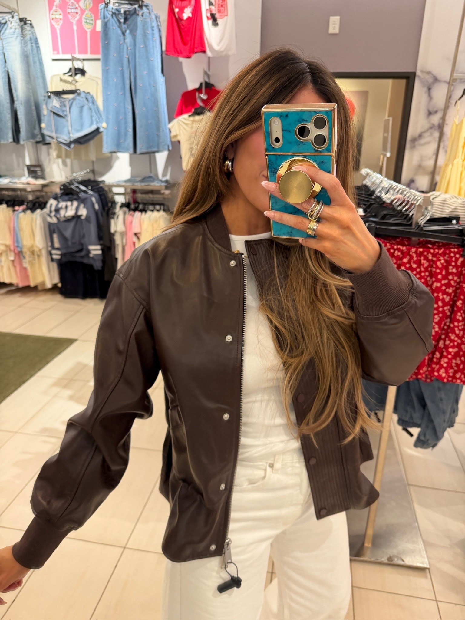 NSALE jacket still in stock!! Wearing a size 2 in the jacket and 27 in the jeans! The jacket, t-shirt, and earrings are part of the sale!!


Nordstrom Sale, NSALE, Nordstrom home, Nordstrom jewelry, Nordstrom beauty, Nordstrom sunglasses, Nordstrom fashion, Nordstrom tops, Nordstrom jeans, Nordstrom finds, Nordstrom Sale finds, Emily Gemma

#LTKdayinmylife #LTKSeasonal #LTKSaleAlert