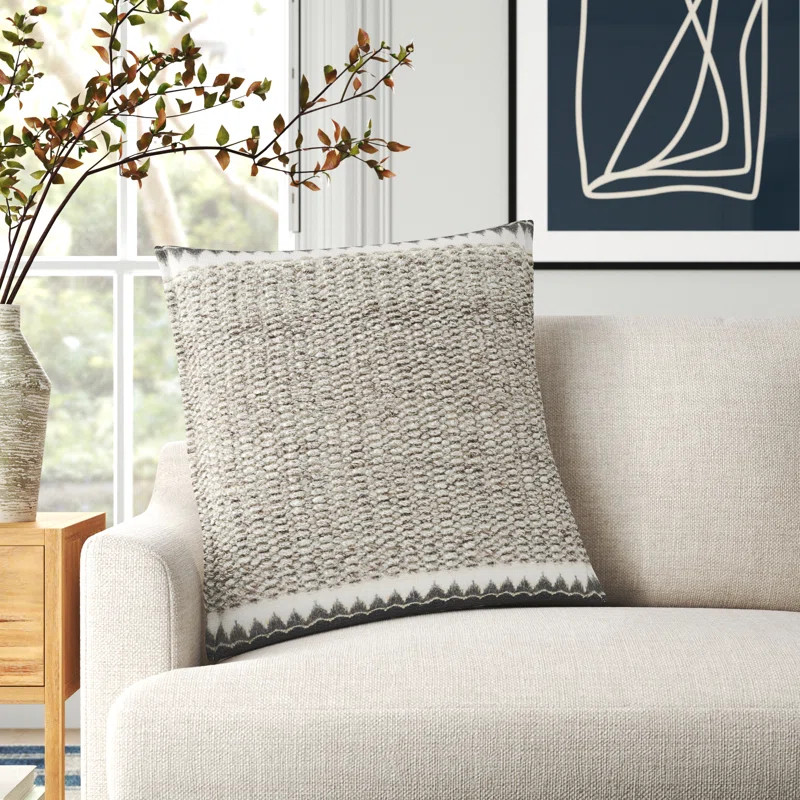 Reni Cotton Blend Throw Pillow | Wayfair North America