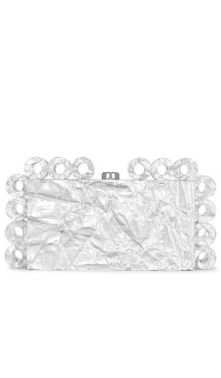 Harlow Clutch in Silver | Revolve Clothing (Global)