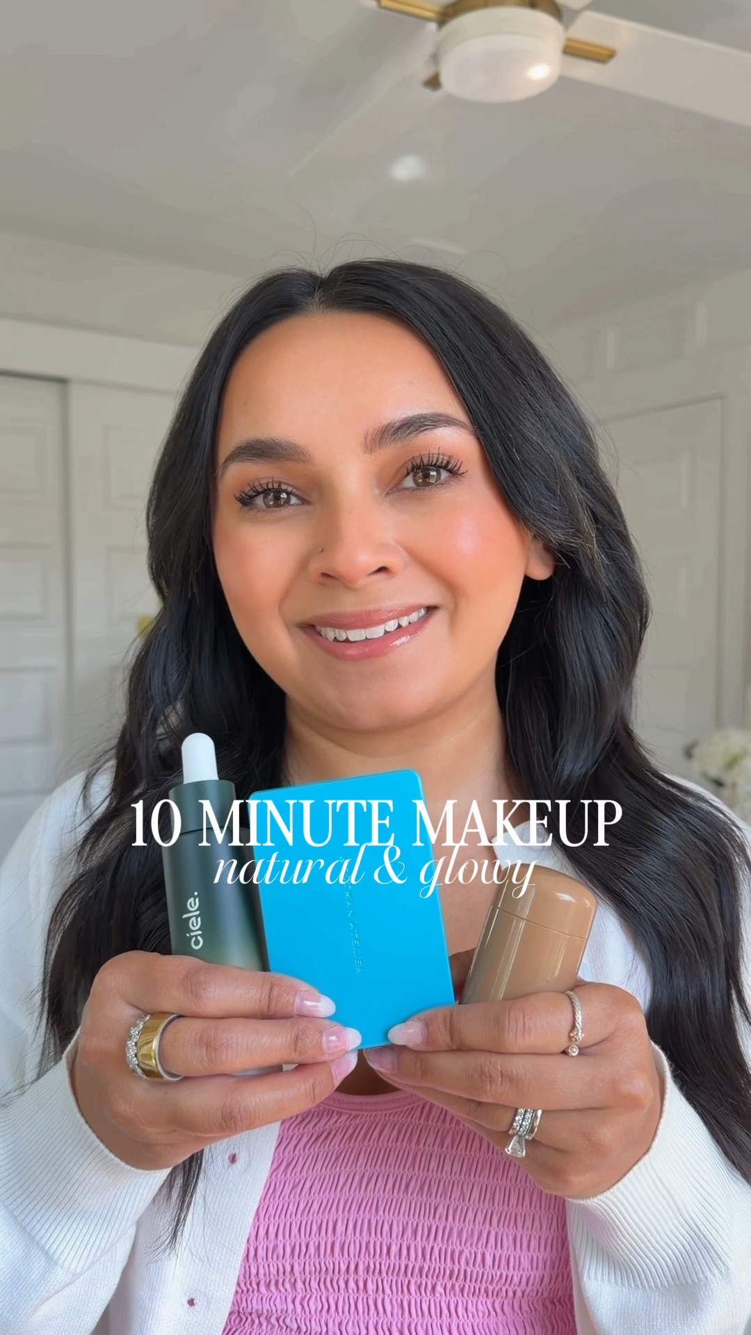 10 minute makeup routine!!
Eyebrow pencil - outer brow shade espresso
Eyebrow pencil - inner shade taupe 
Skin tint shade medium
Concealer shade 2N
Setting powder shade translucent light
Powder shade 3N
Bronzer shade 2
Blush shade sleepy girl
Mascara shade black
Lip liner shade lunge
Lip gloss shade salty tan




#LTKBeauty #LTKSaleAlert #LTKgrwm