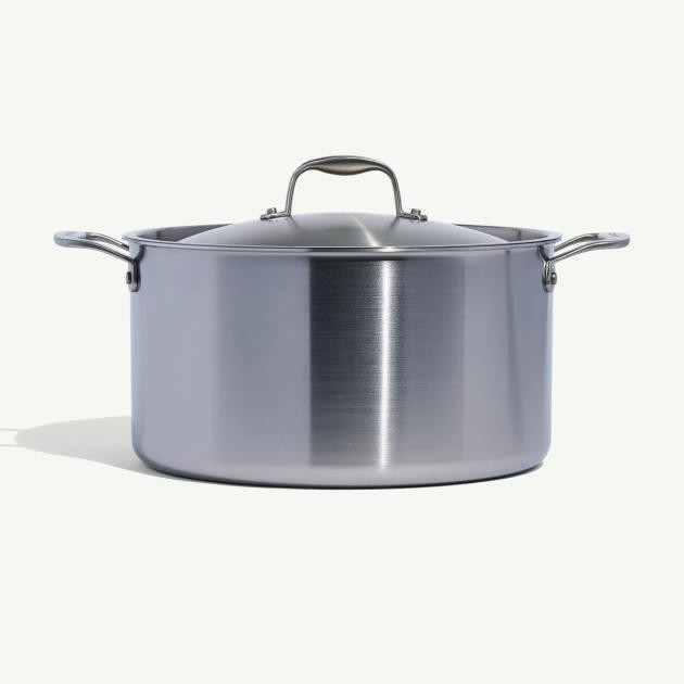 Stainless Clad Stock Pots | 12 QT | Made In Cookware