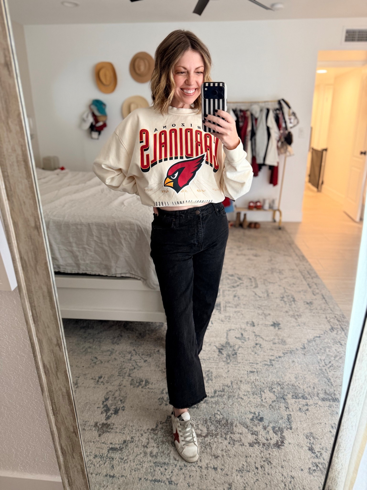 NFL Game Day Week 16
Cardinals vs. Falcons
.
Similar items linked for the winter white sweatshirt be Mitchell and Ness

#LTKPetite #LTKOver40 #LTKootd