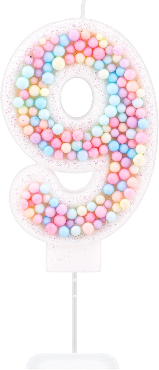 Number Birthday Candles, Cute Macaron Number Candles, Candy Color Sweet Birthday Candles for Cake... | Amazon (US)