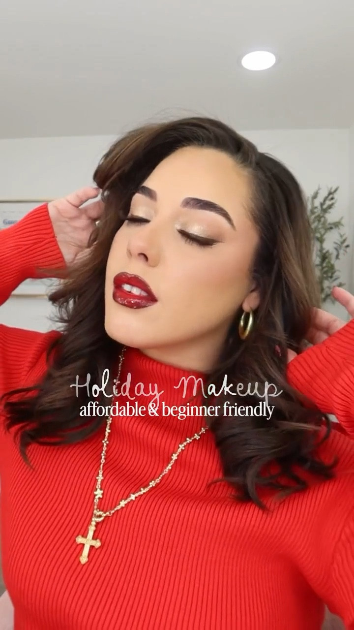 Affordable Holiday Glam 🎄💋
This look is super beginner friendly & every product is $20 or under for this look 🙌🏻 say HOLIDAY GLAM below for links to the exact products & a more detailed tutorial on my @amazonlive #holidaymakeup #holidayglam #affordablemakeup

#LTKgrwm #LTKBeauty