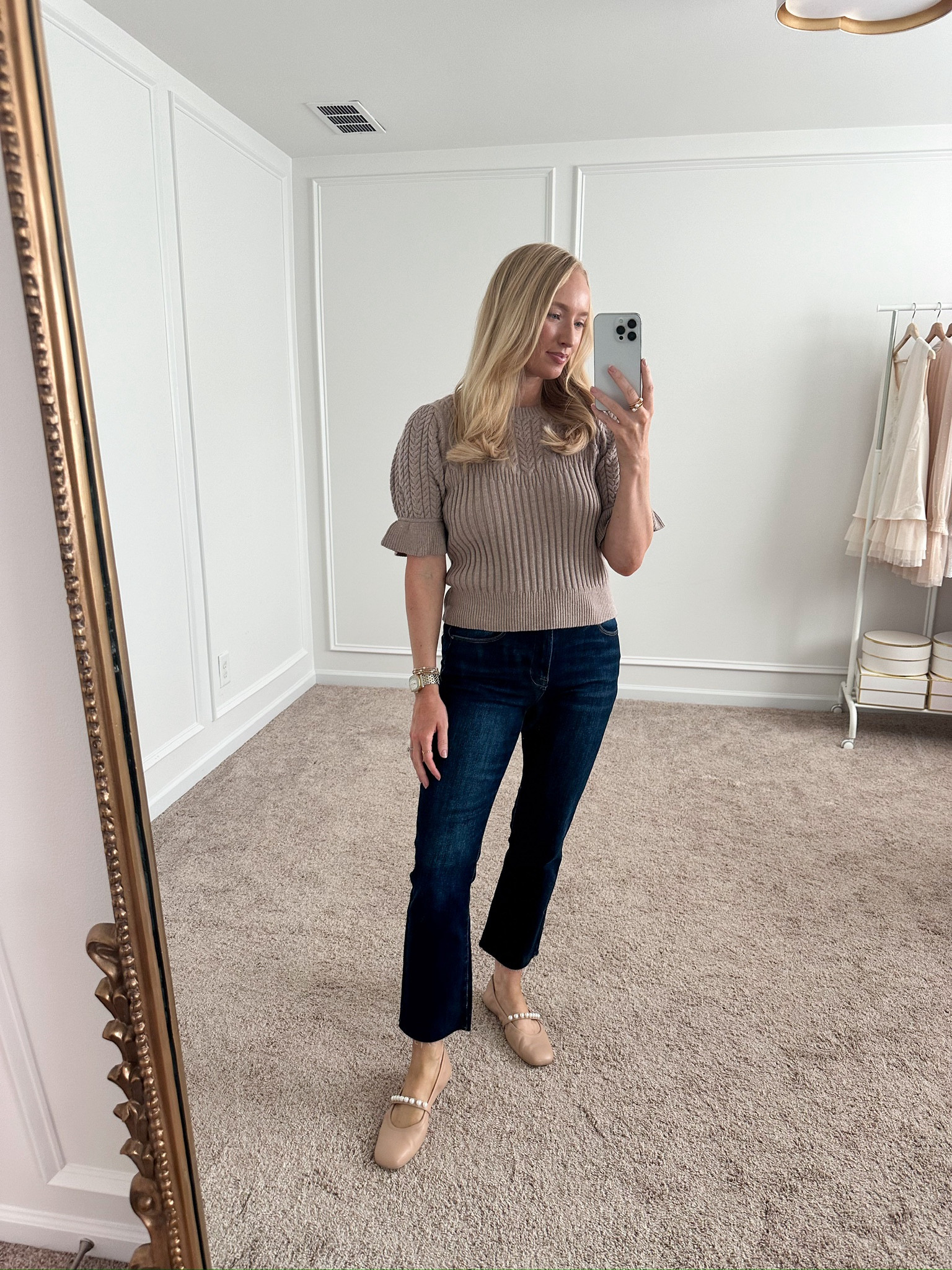 Found the prettiest fall top and cutest jeans at Avara! You can dress the top up or wear casually. The jeans remind me of Mother jeans but at a lower price point! Wearing size small in the top and size 27 in the jeans. Use my code Amandaj15 for 15% off. Fall outfits // transition outfits // casual outfits // daytime outfits // shopping outfits // everyday outfits // fall denim // shopavara  

#LTKSeasonal #LTKStyleTip