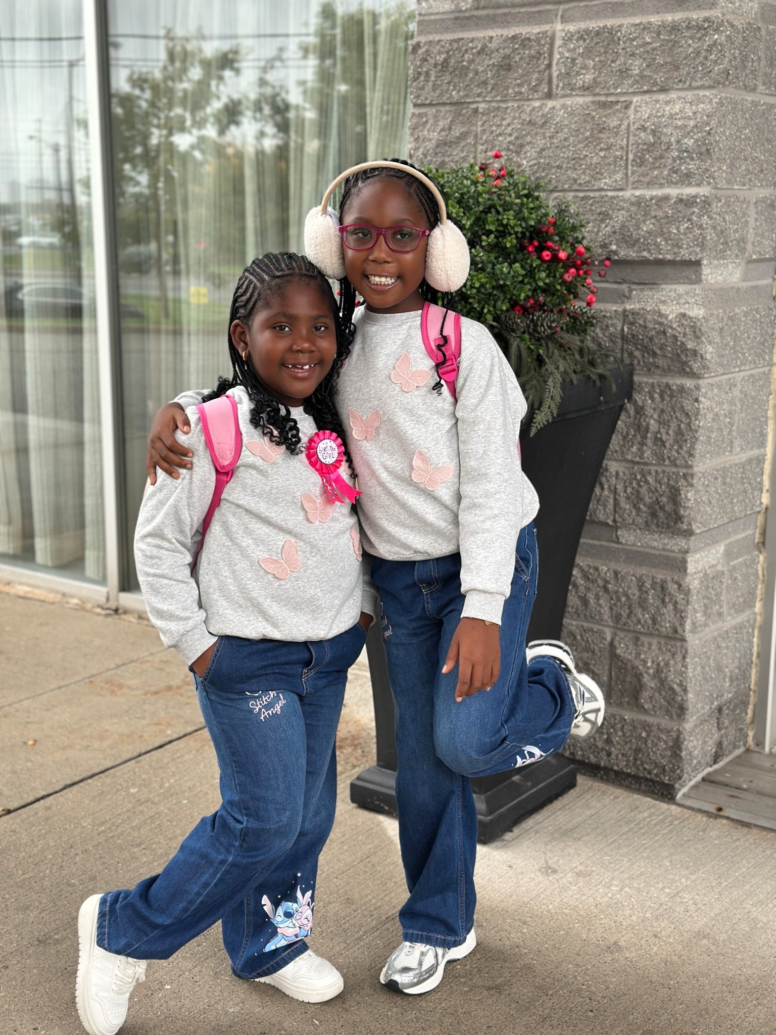 Day 2 Toronto trip outfit for kids. My eldest is wearing 9-10 jeans and younger, 8-9. They are both wearing 8-10 in sweaters  

#LTKkids #LTKcanada