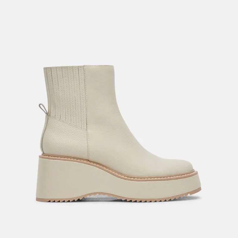 Dolce Vita Women's Hilde Boot In Ivory Leather - Brown - 8.5 | Verishop