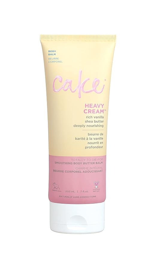 Cake Beauty Vegan Body Cream Body Lotion for Dry Skin - Oat Milk, Shea Butter & Marshmallow Root ... | Amazon (US)
