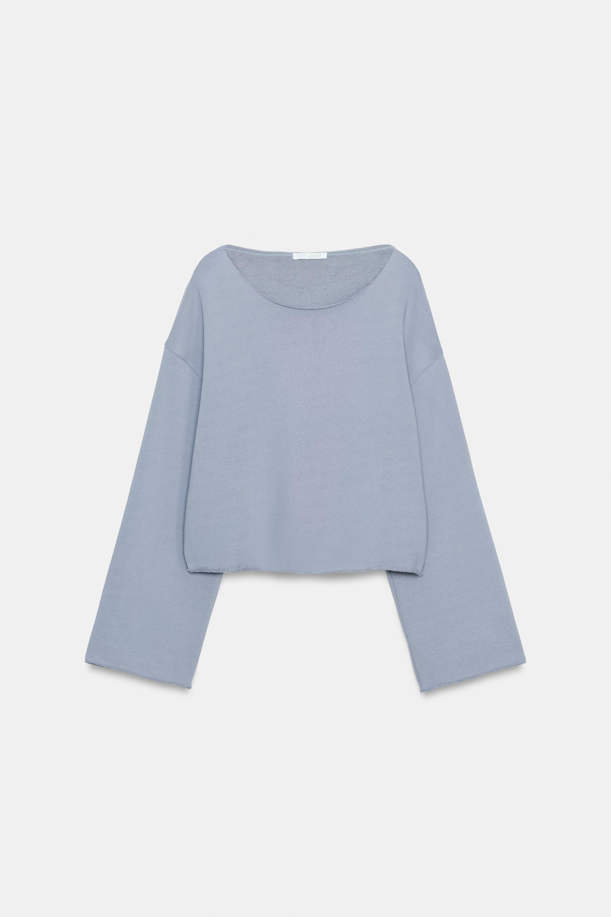 BOAT NECK SWEATSHIRT | Zara UK